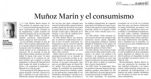 Muñoz Marín y el consumismo